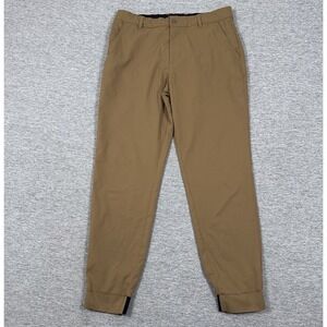Good Good Golf Jogger Pants Mens Size 34 Brown Performance Stretch Sports